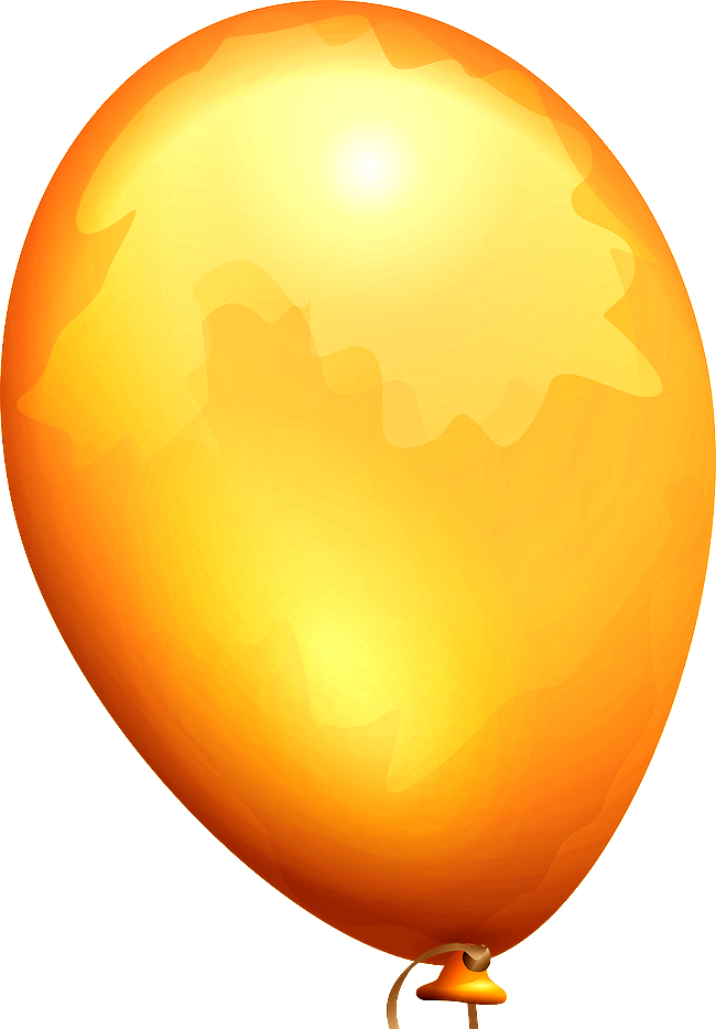 picture of an orange balloon